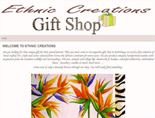 Tablet Screenshot of ethniccreations.net